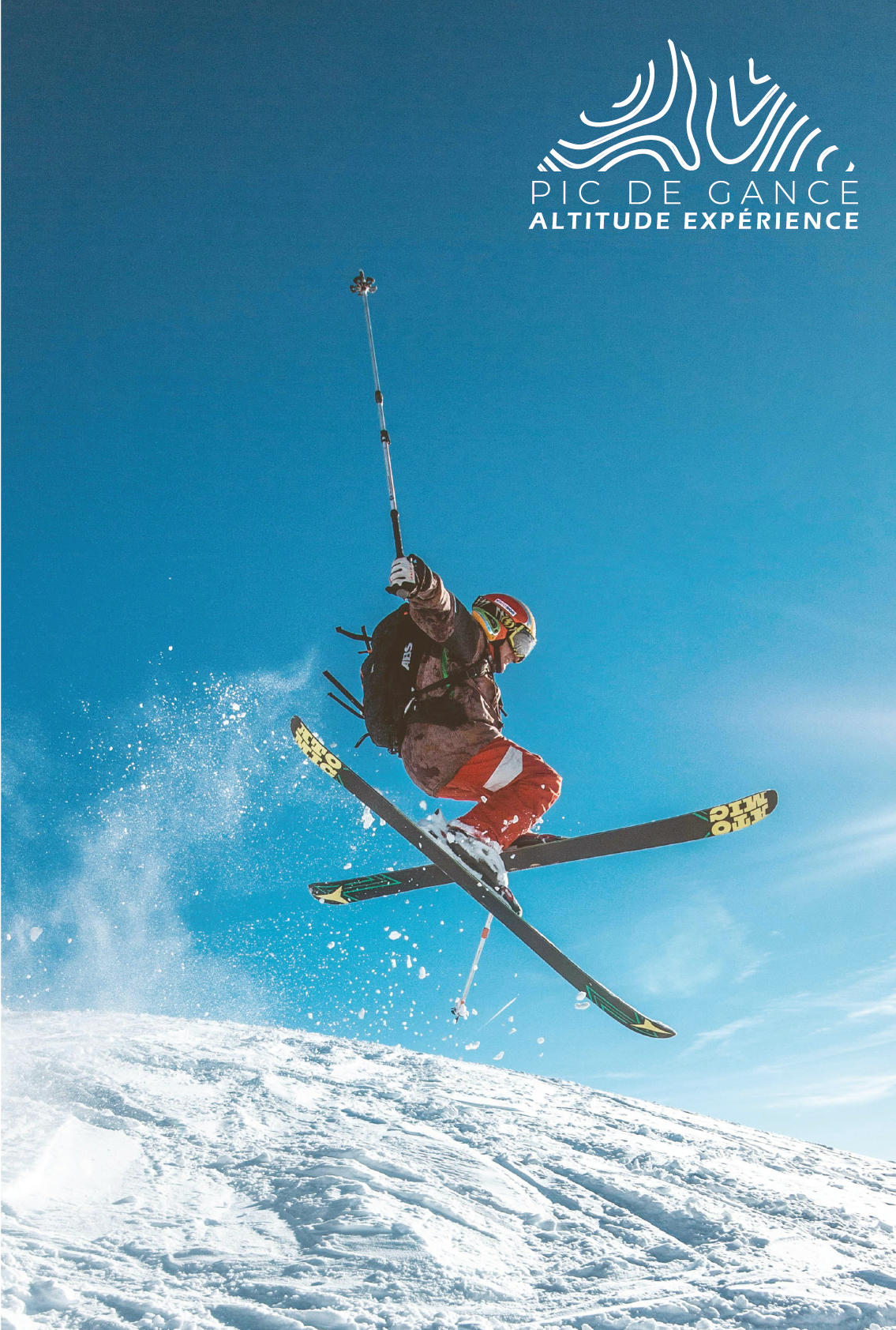 Affiche ski station Pic de Gance site Beverly Dose, web designer UX UI à Bordeaux – Beverly Design